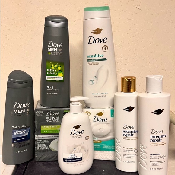 Dove Other - Dove Assorted Body & Hair Care Bundle
